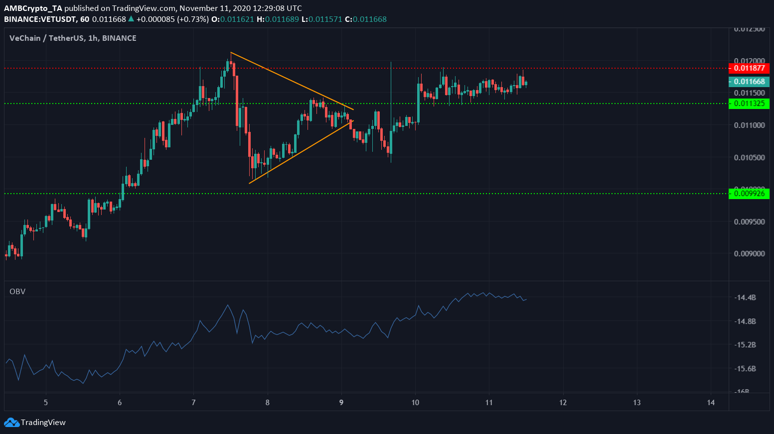 Binance Coin, IOTA, VeChain Price Analysis: 11 November